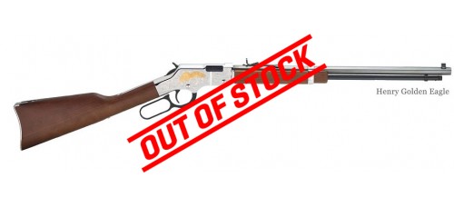 Henry Golden Eagle .22 S/L/LR 20" Barrel Lever Action Rimfire Rifle